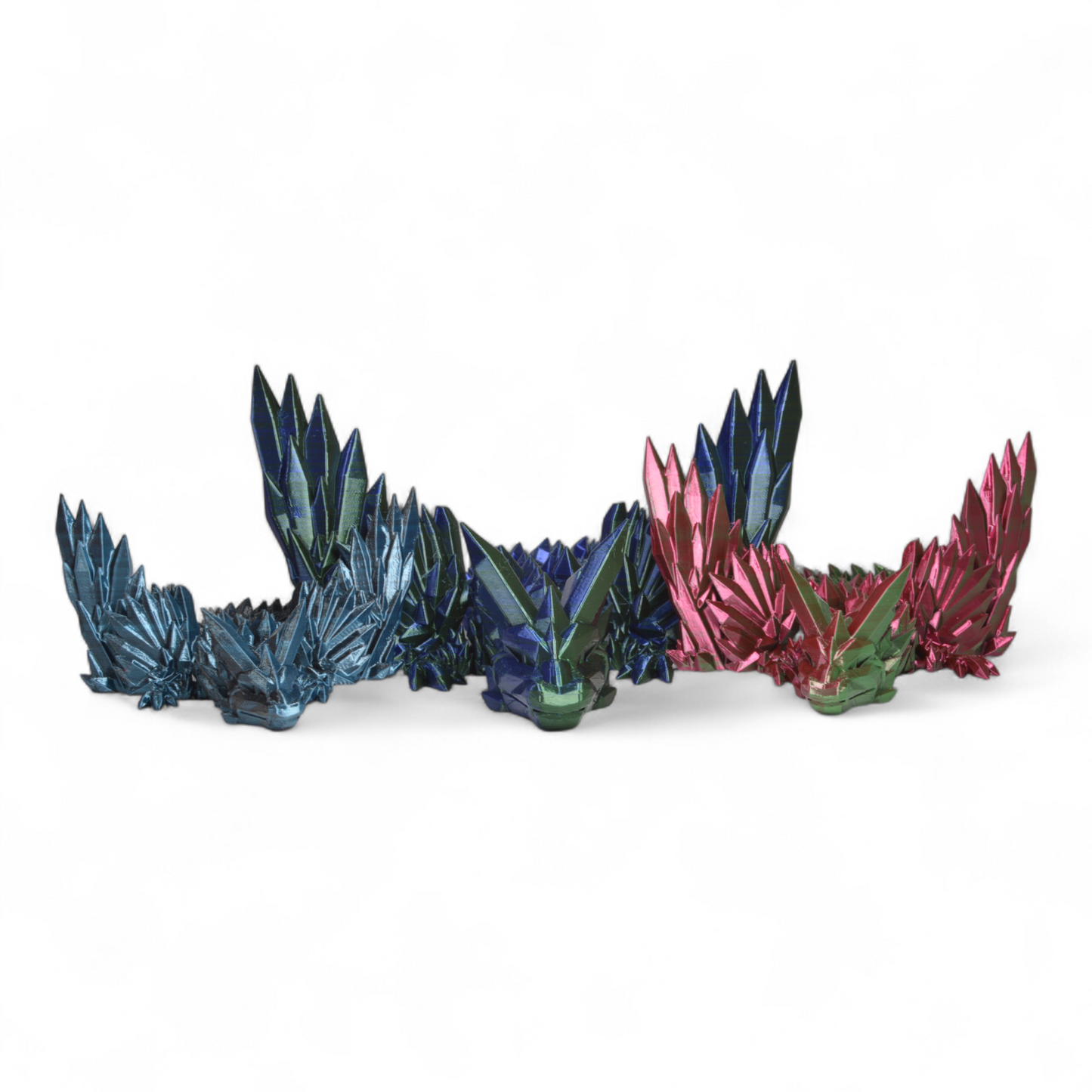 Crystal Wing Kanatlı Ejderha Figürü