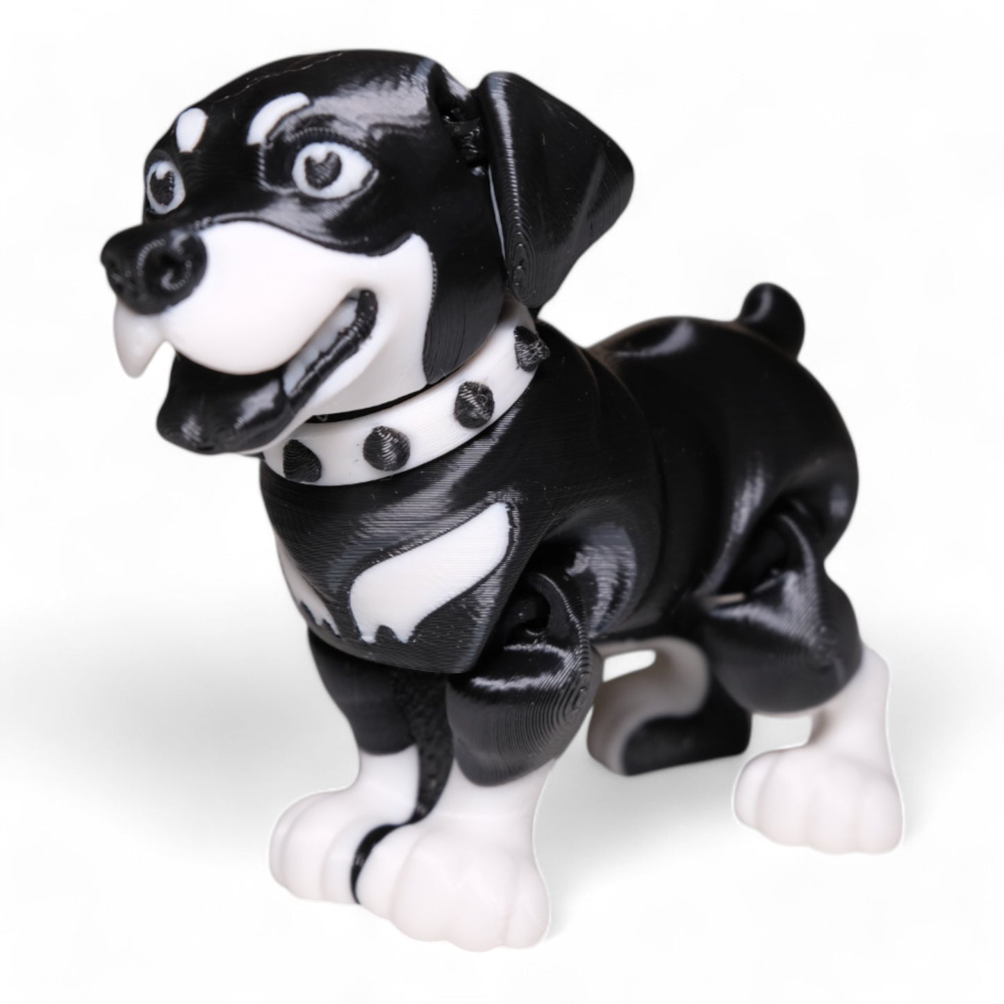 Hareketli Rottweiler Köpek Figürü