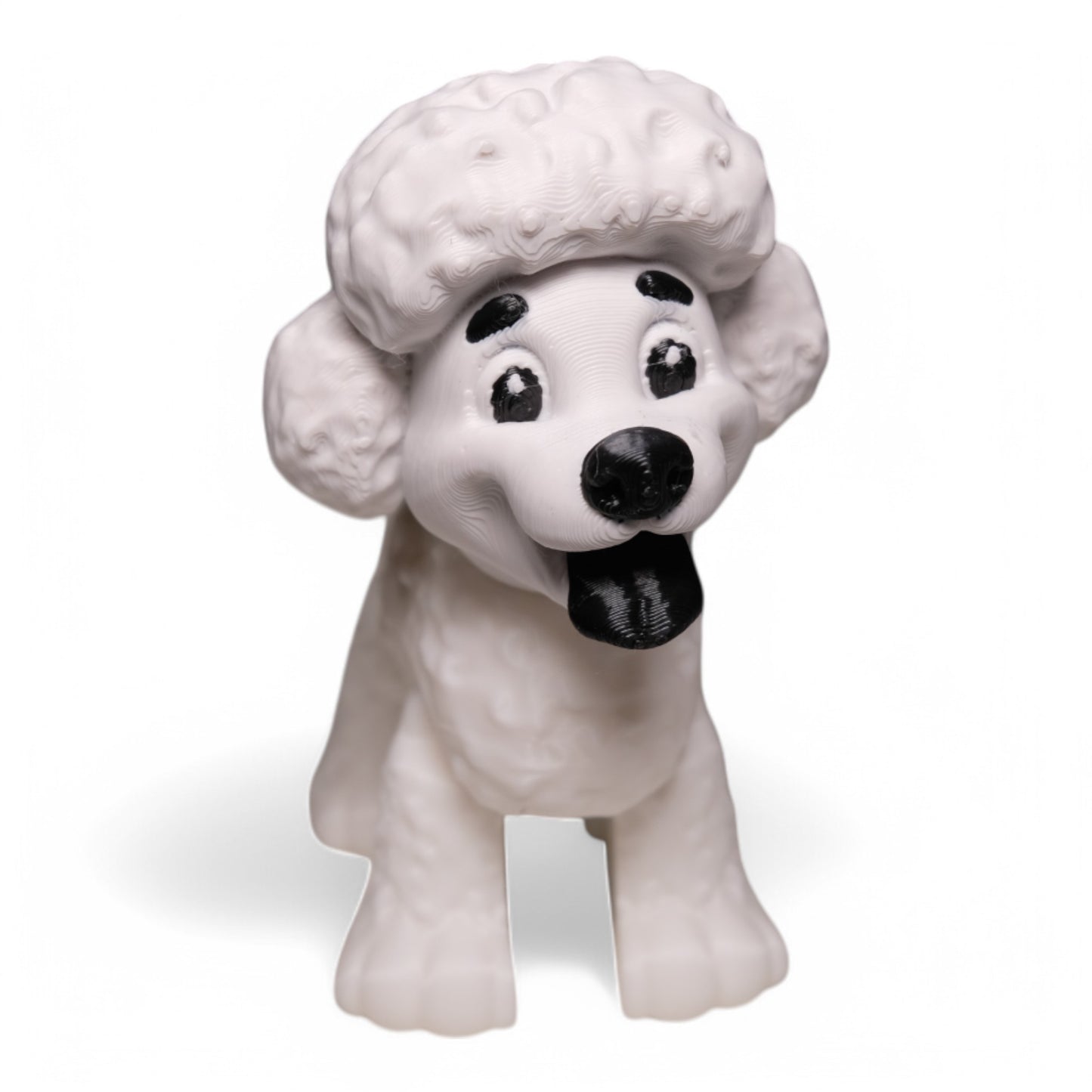 Hareketli Poodle Köpek Figürü