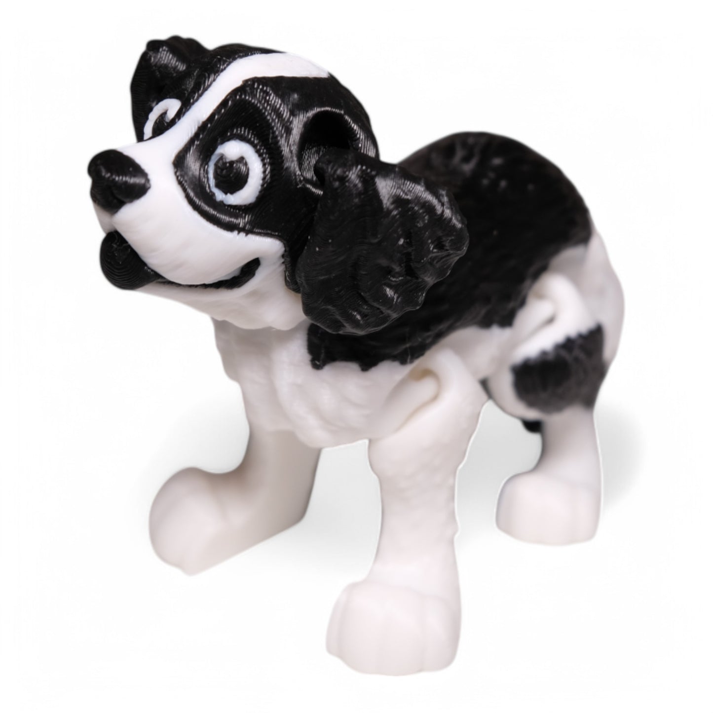 Hareketli Saint Bernard Köpek Figürü