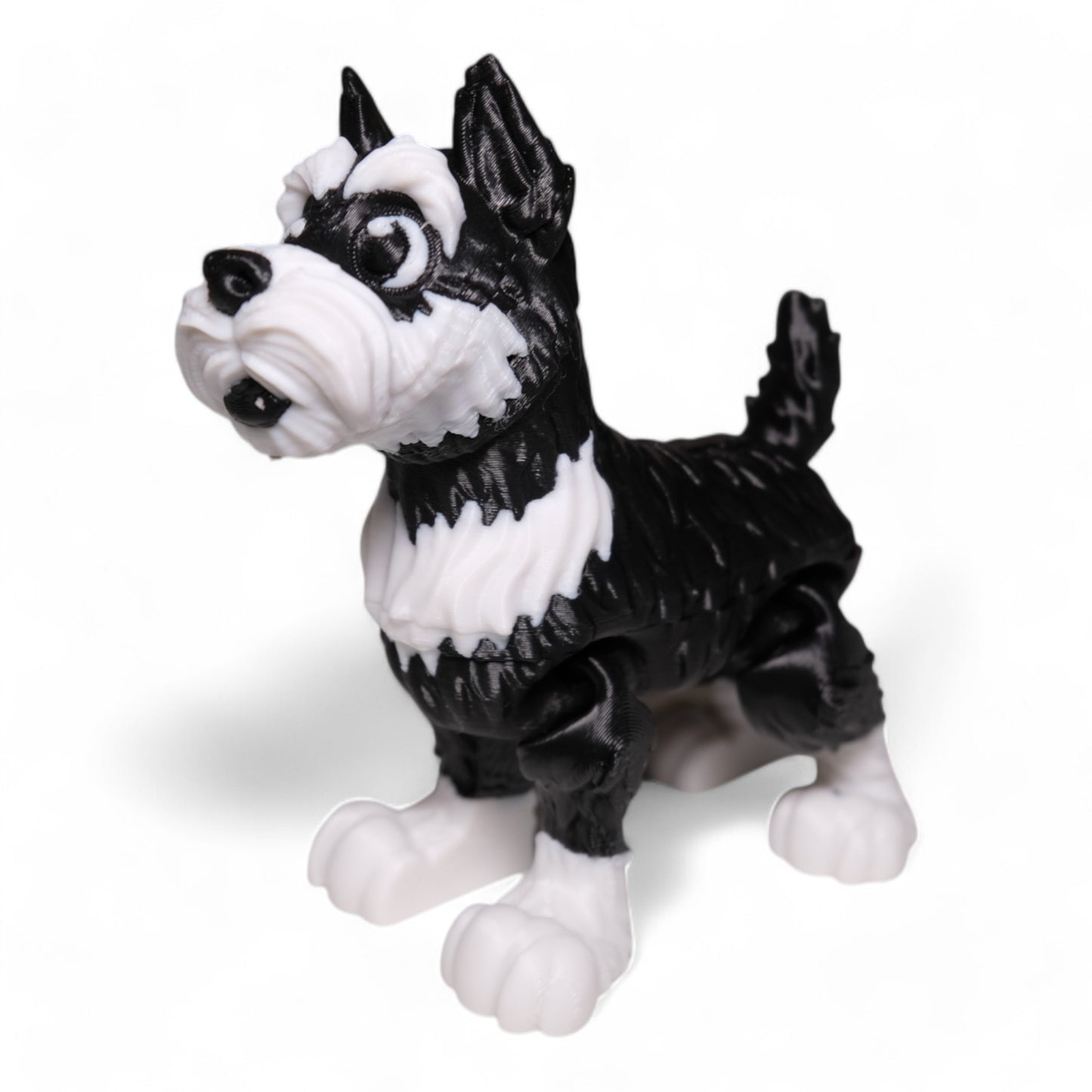 Hareketli Schnauzer Köpek Figürü