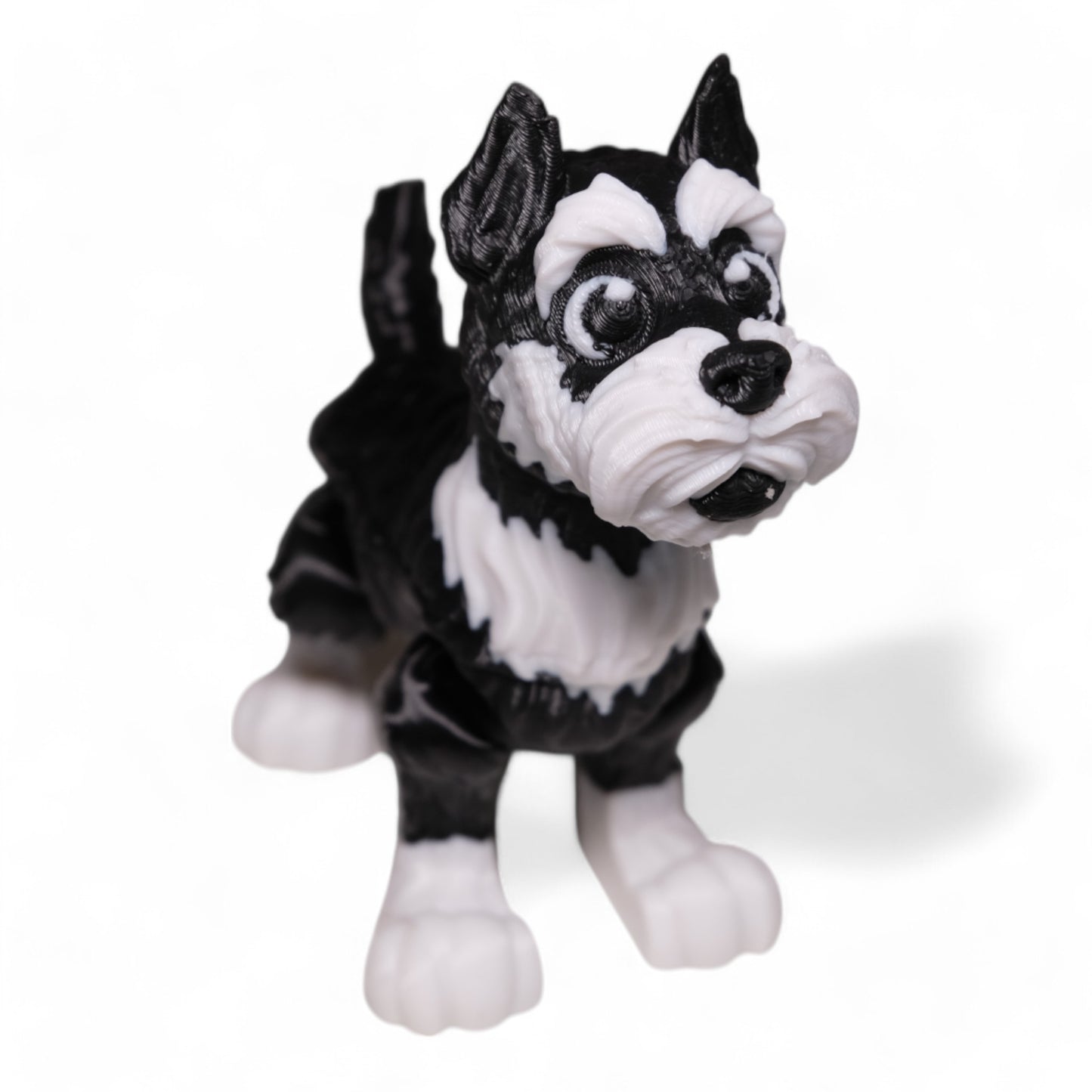Hareketli Schnauzer Köpek Figürü