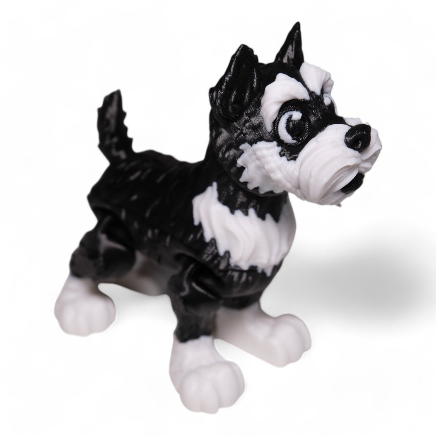 Hareketli Schnauzer Köpek Figürü