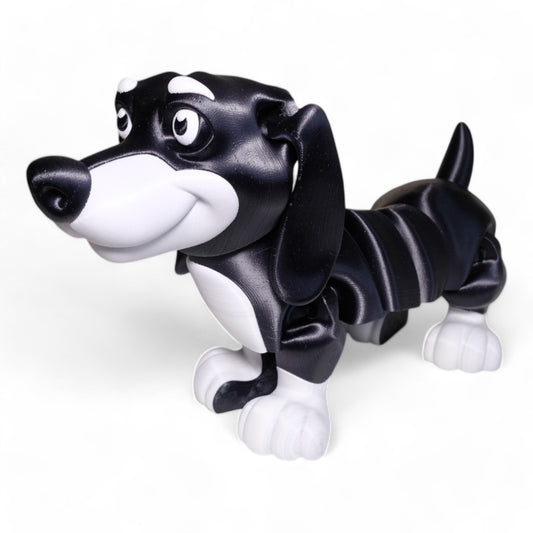 Hareketli Dachshund Köpek Figürü