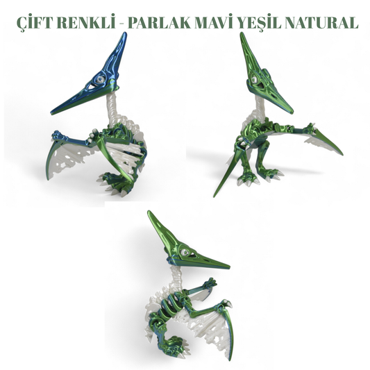 İskelet Pteranodon Figürü