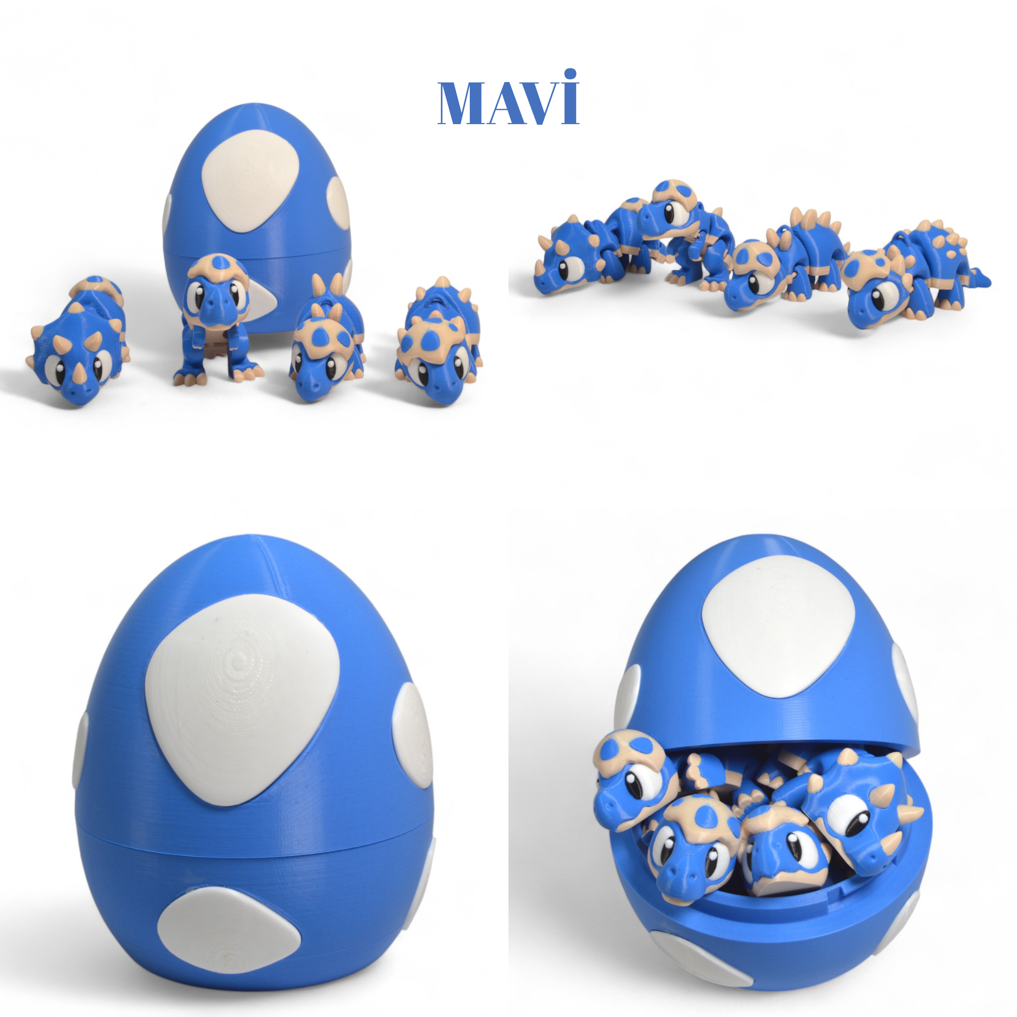 Bublinks Dinozor Figür Seti 4'lü