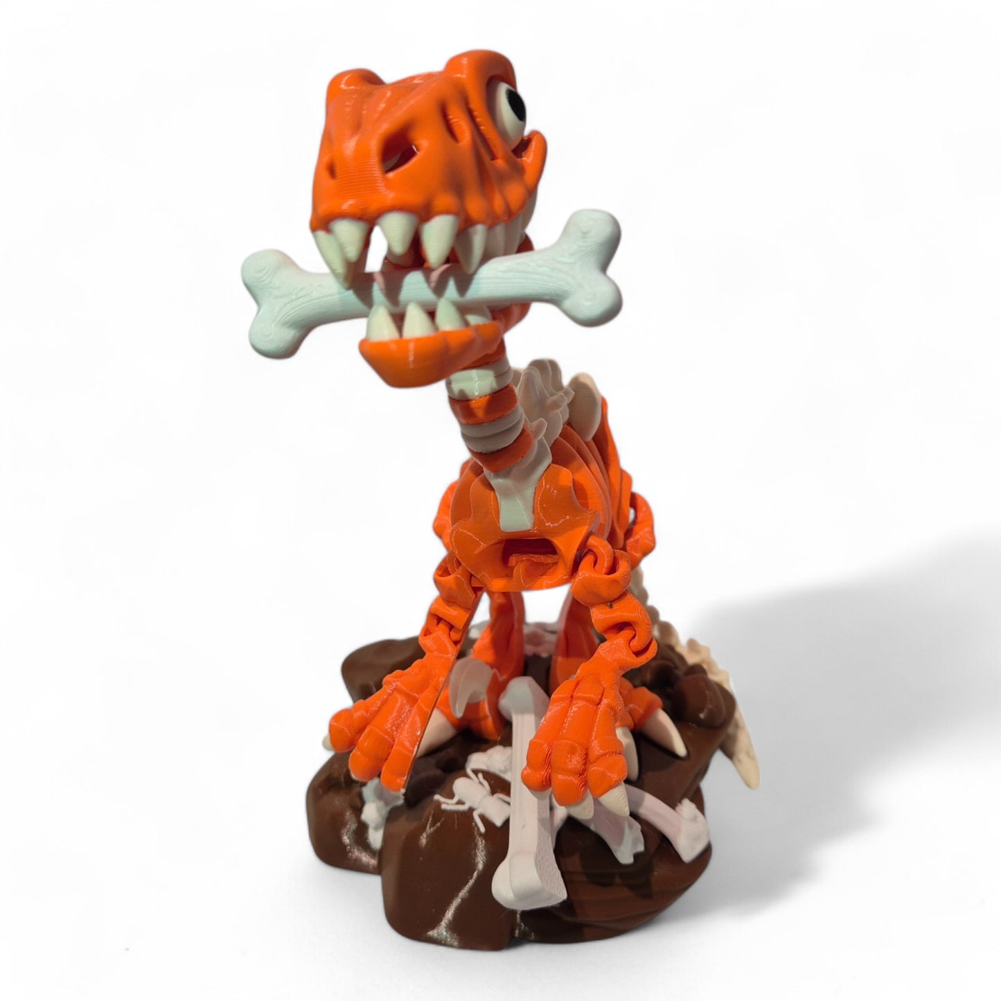 Raptor Dinozor İskelet Oyuncak - Standlı