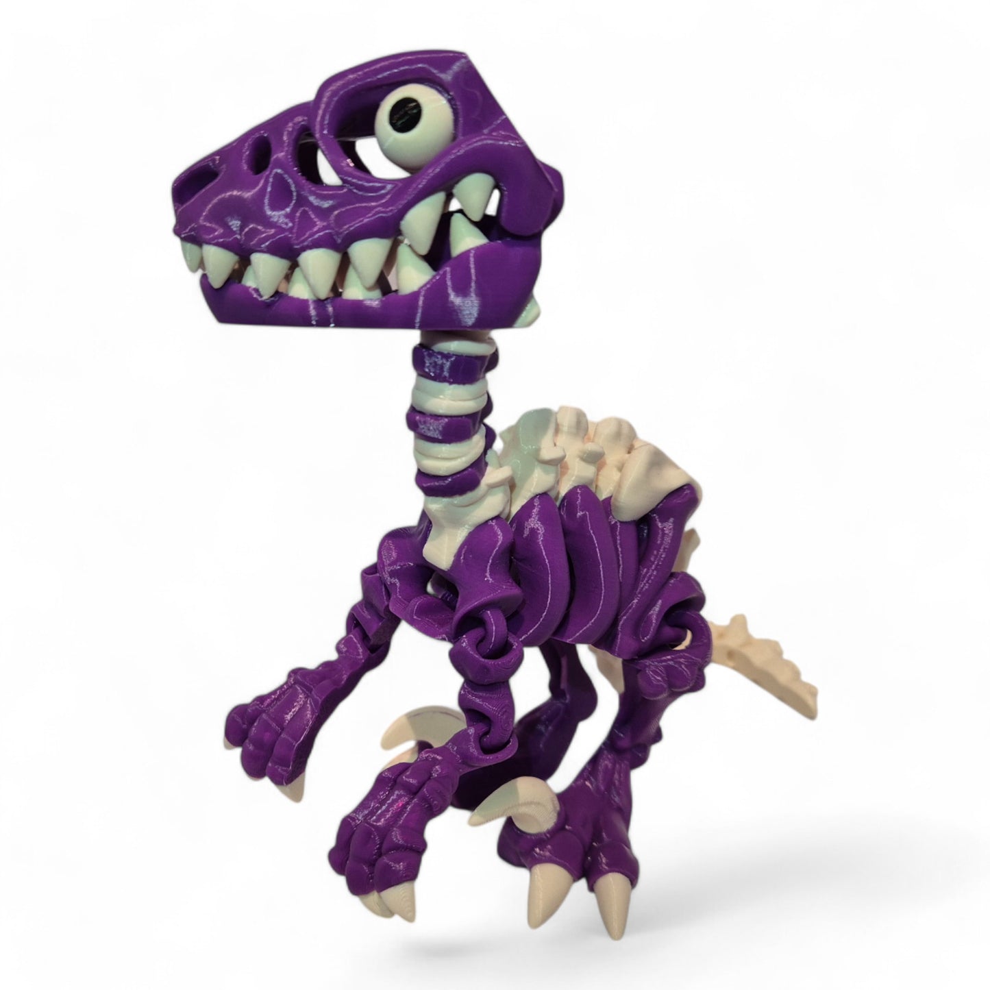 Raptor Dinozor İskelet Oyuncak - Standlı