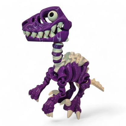 Raptor Dinozor İskelet Oyuncak - Standlı