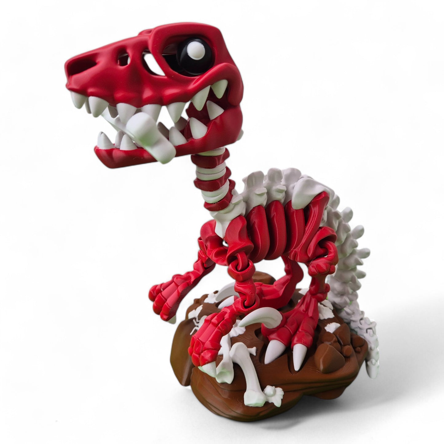 Raptor Dinozor İskelet Oyuncak - Standlı