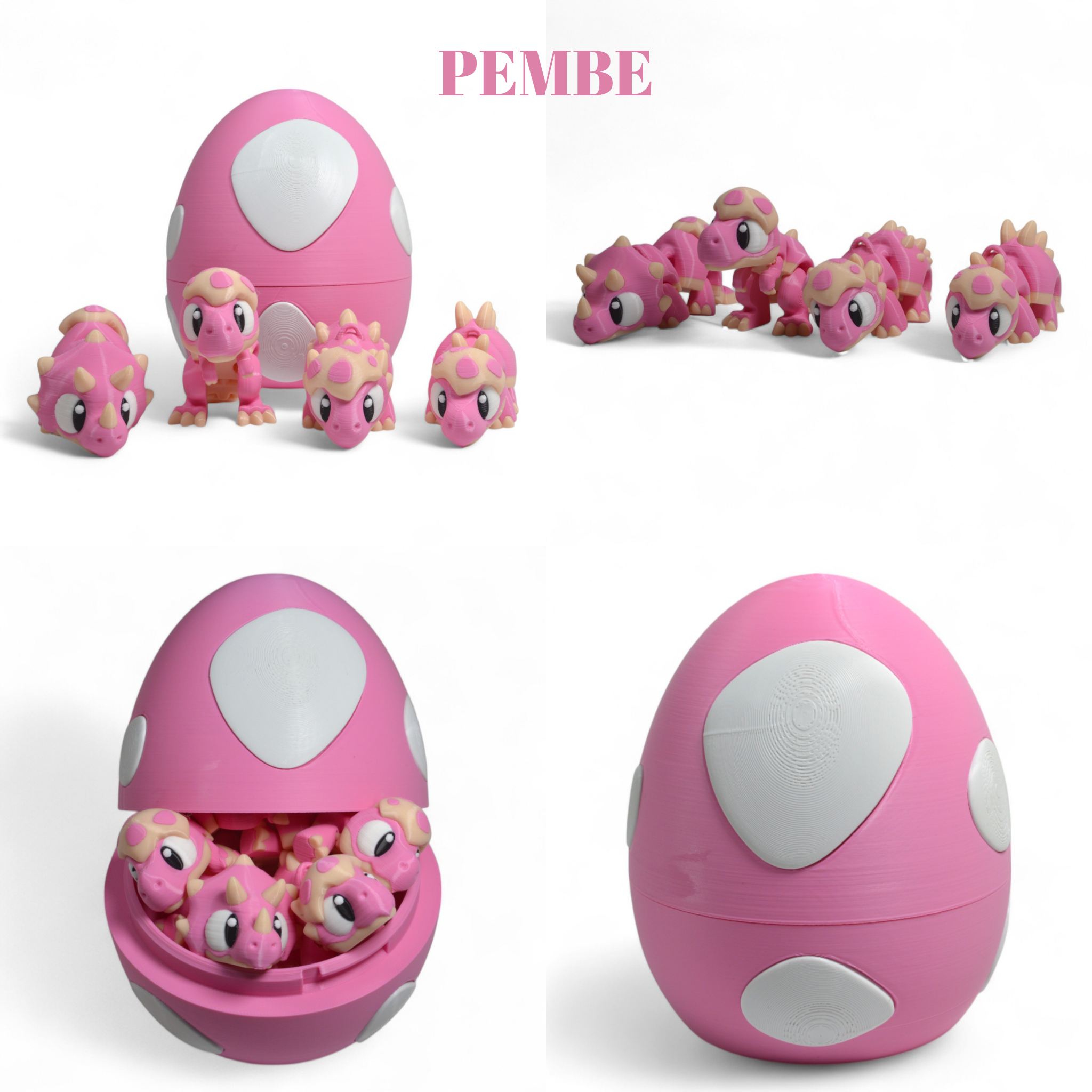 Bublinks Dinozor Figür Seti 4'lü