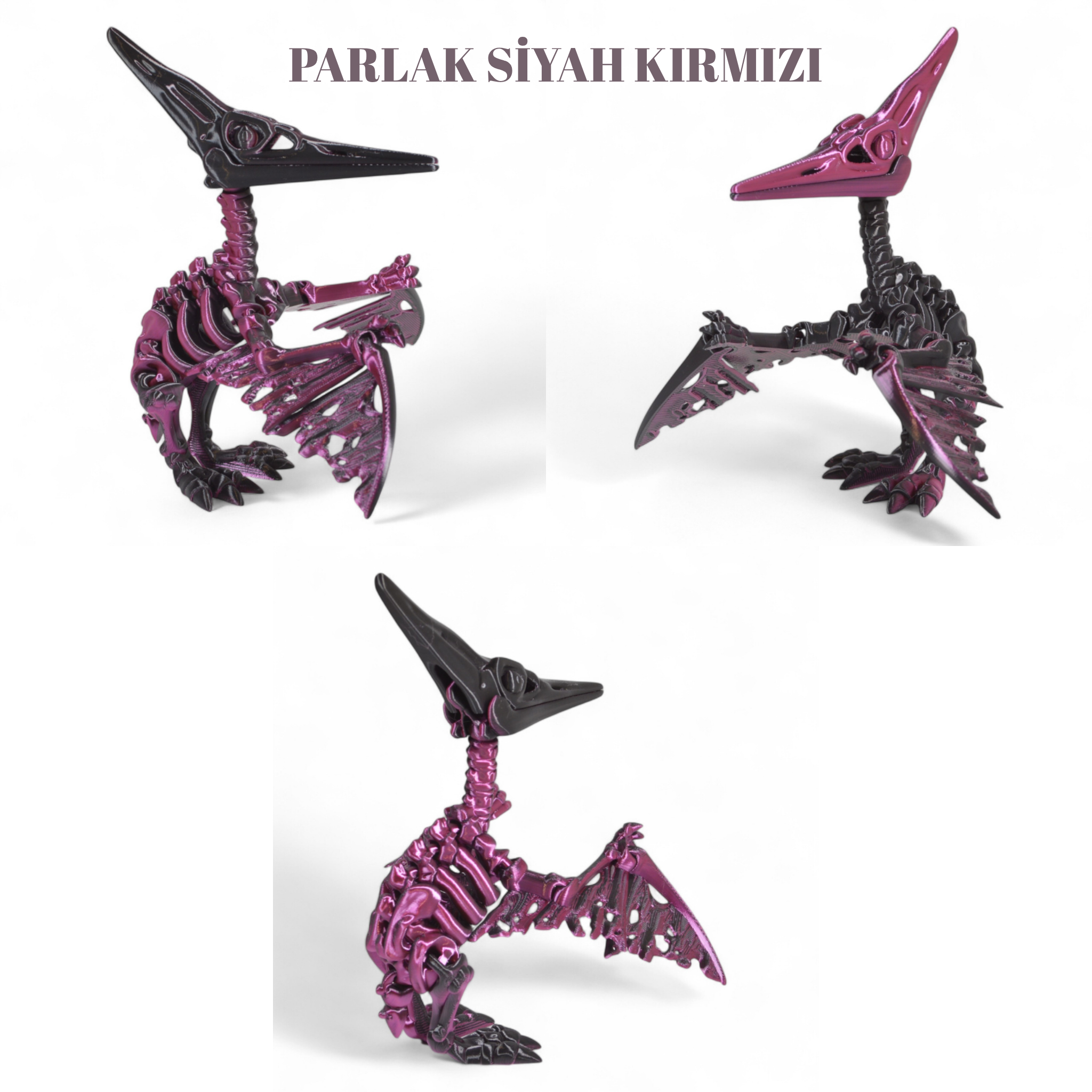 İskelet Pteranodon Figürü