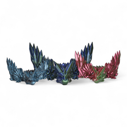 Crystal Wing Kanatlı Ejderha Figürü
