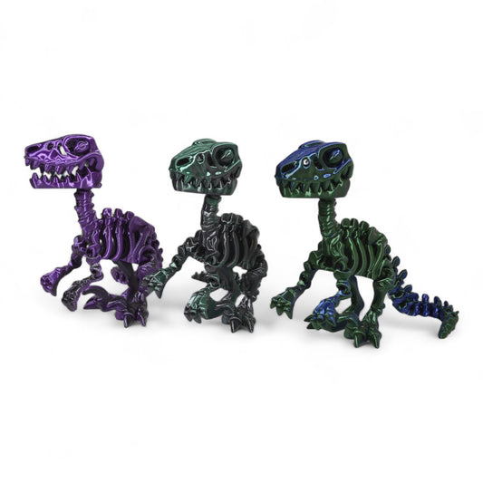 İskelet Raptor Dinozor - Hareketli Oyuncak