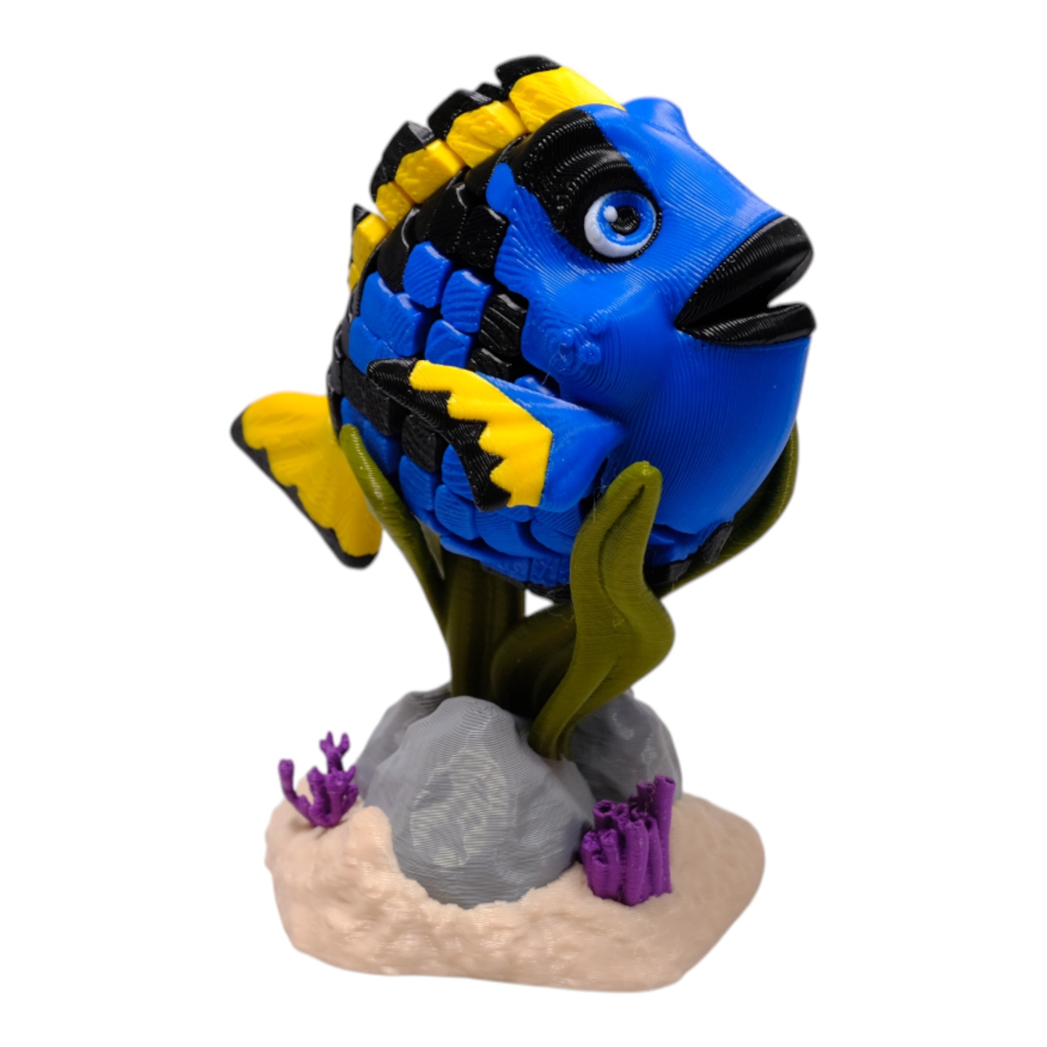 Mavi Tang Balık Figürü