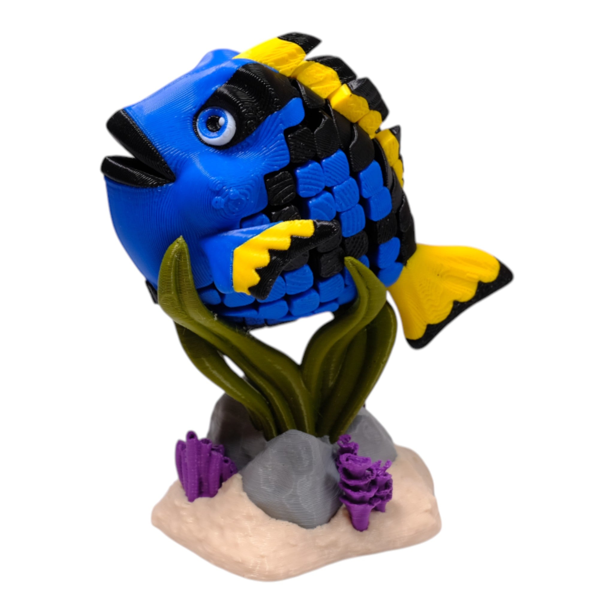 Mavi Tang Balık Figürü