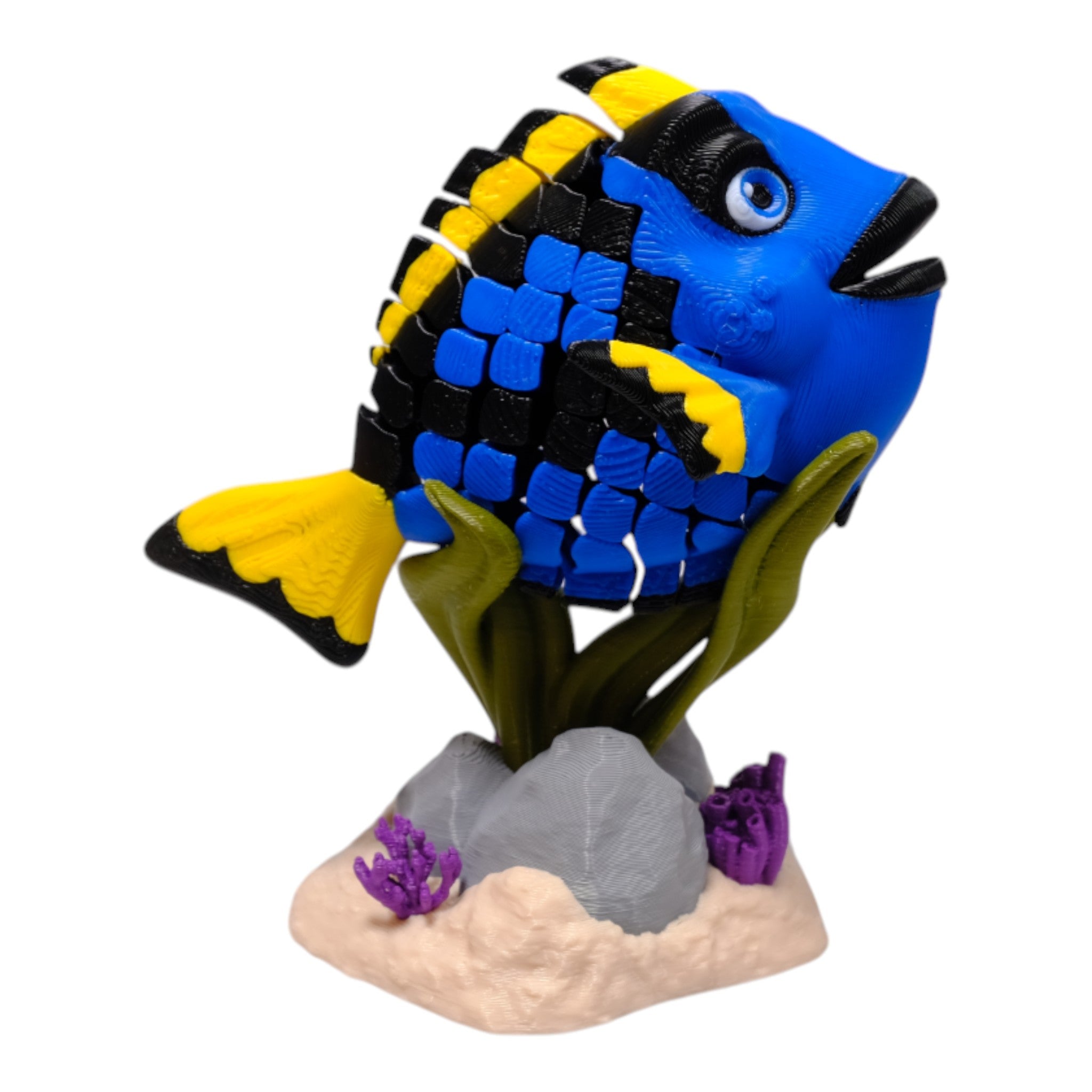 Mavi Tang Balık Figürü