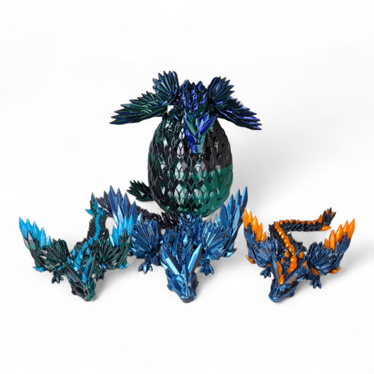 Crystal Wing Kanatlı Ejderha Figürü
