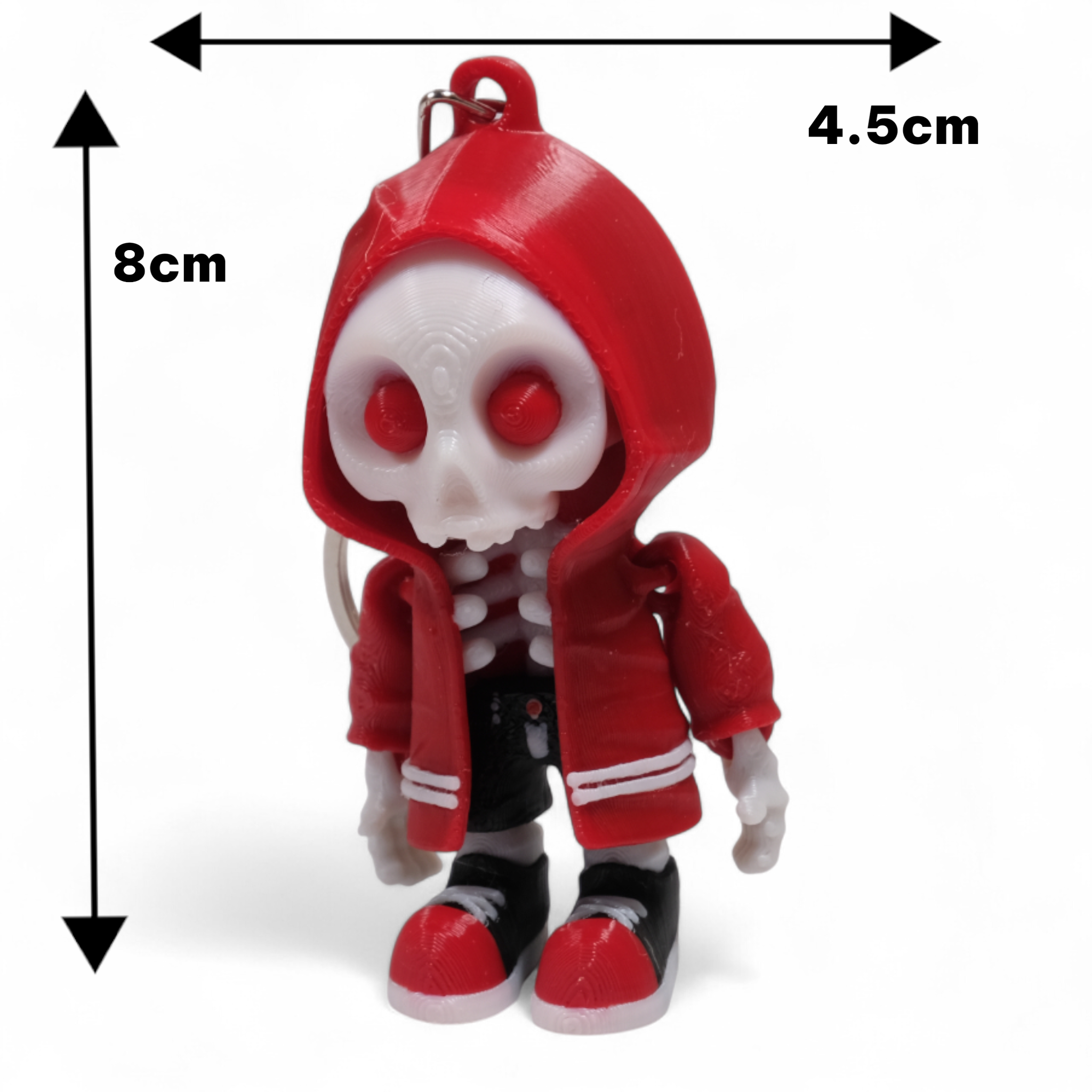 Hoodieli İskelet Anahtarlık