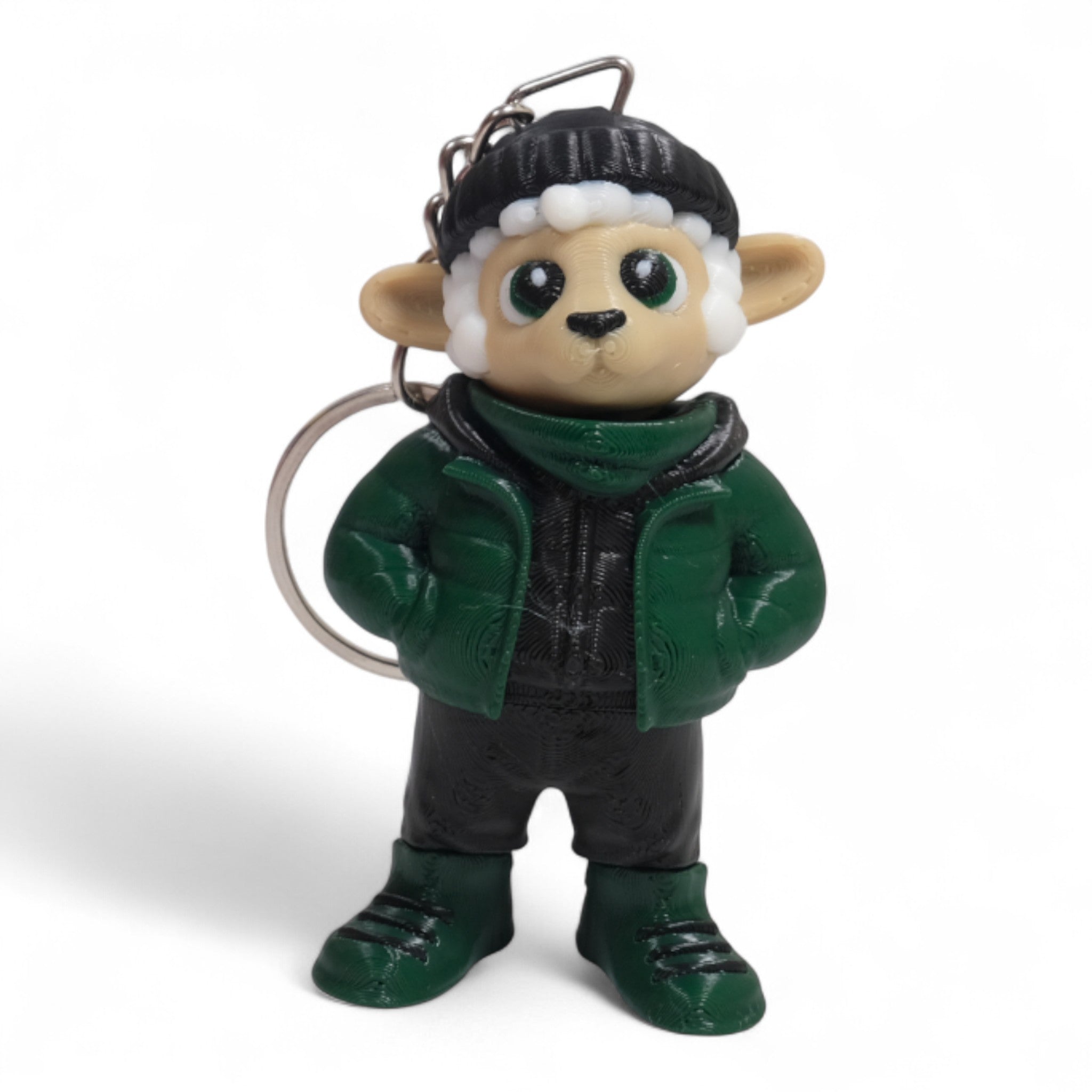 Kış Kıyafetli Koyun Anahtarlık