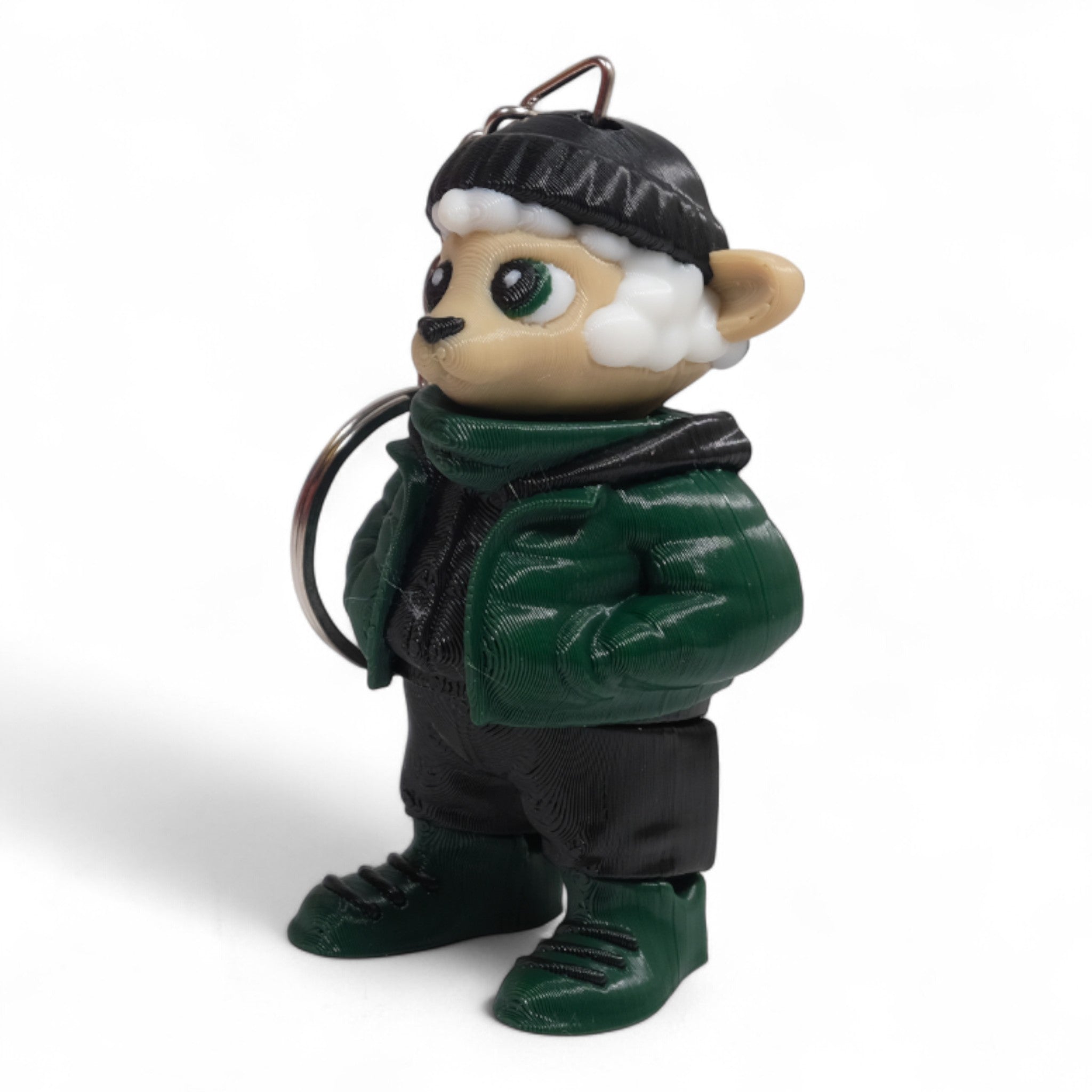 Kış Kıyafetli Koyun Anahtarlık