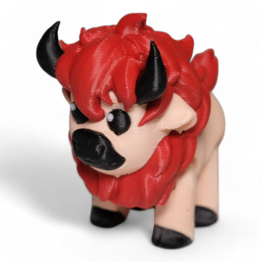 Hareketli Mini Boğa Figürü