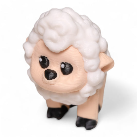 Hareketli Mini Kuzu Figürü