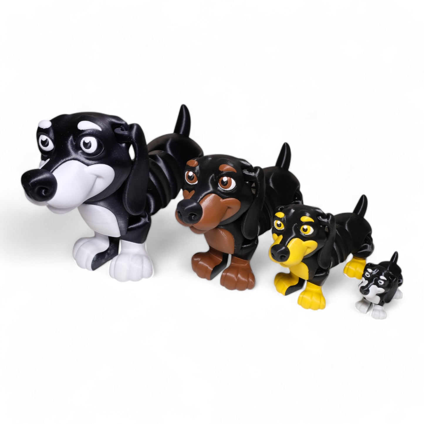 Hareketli Dachshund Köpek Figürü