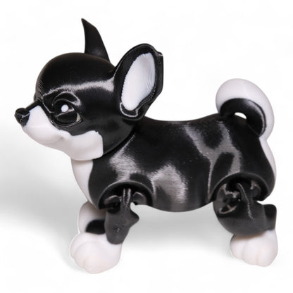 Hareketli Chihuahua Köpek Figürü