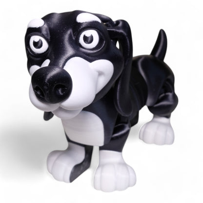 Hareketli Dachshund Köpek Figürü