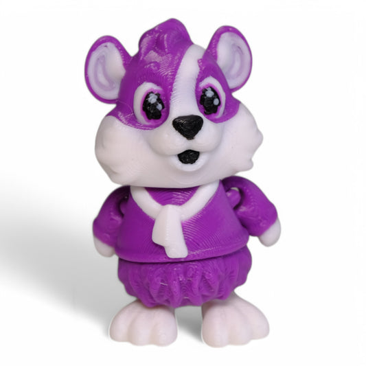 Hareketli Mini Sincap Figürü