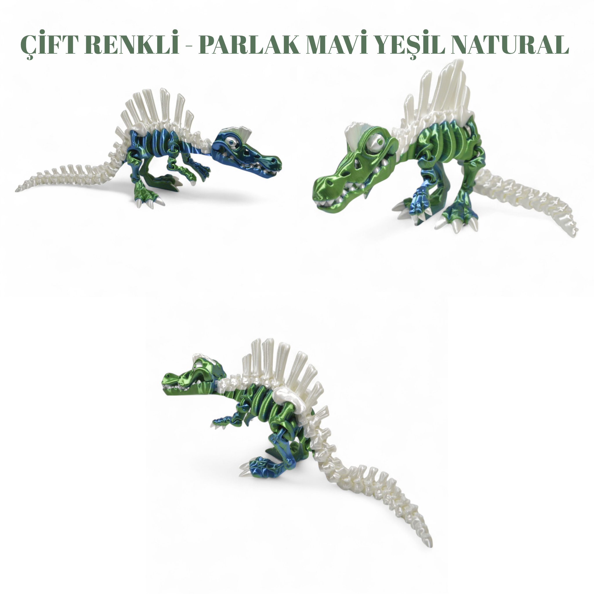 İskelet Spinosaurus Dinozor Figürü