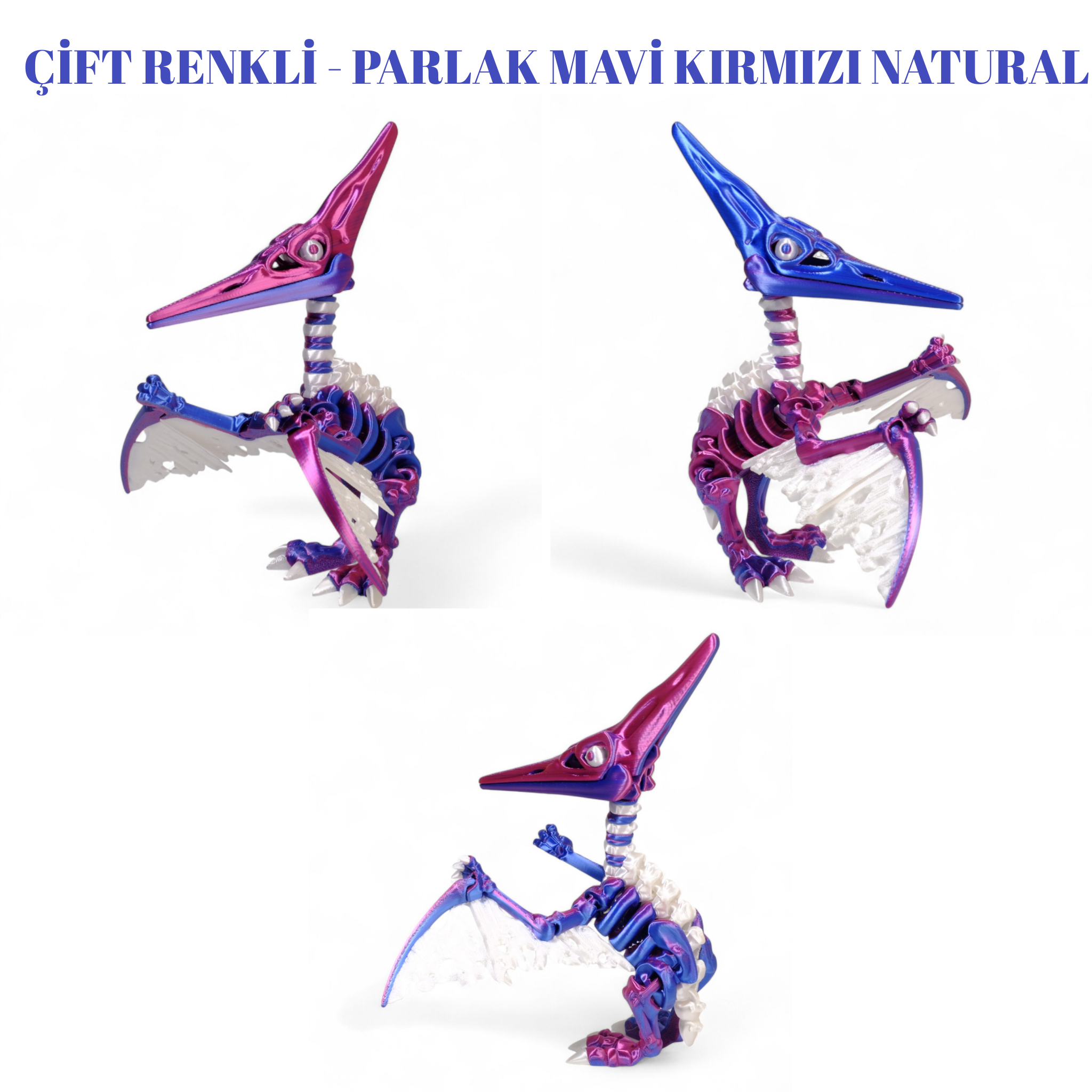 İskelet Pteranodon Figürü