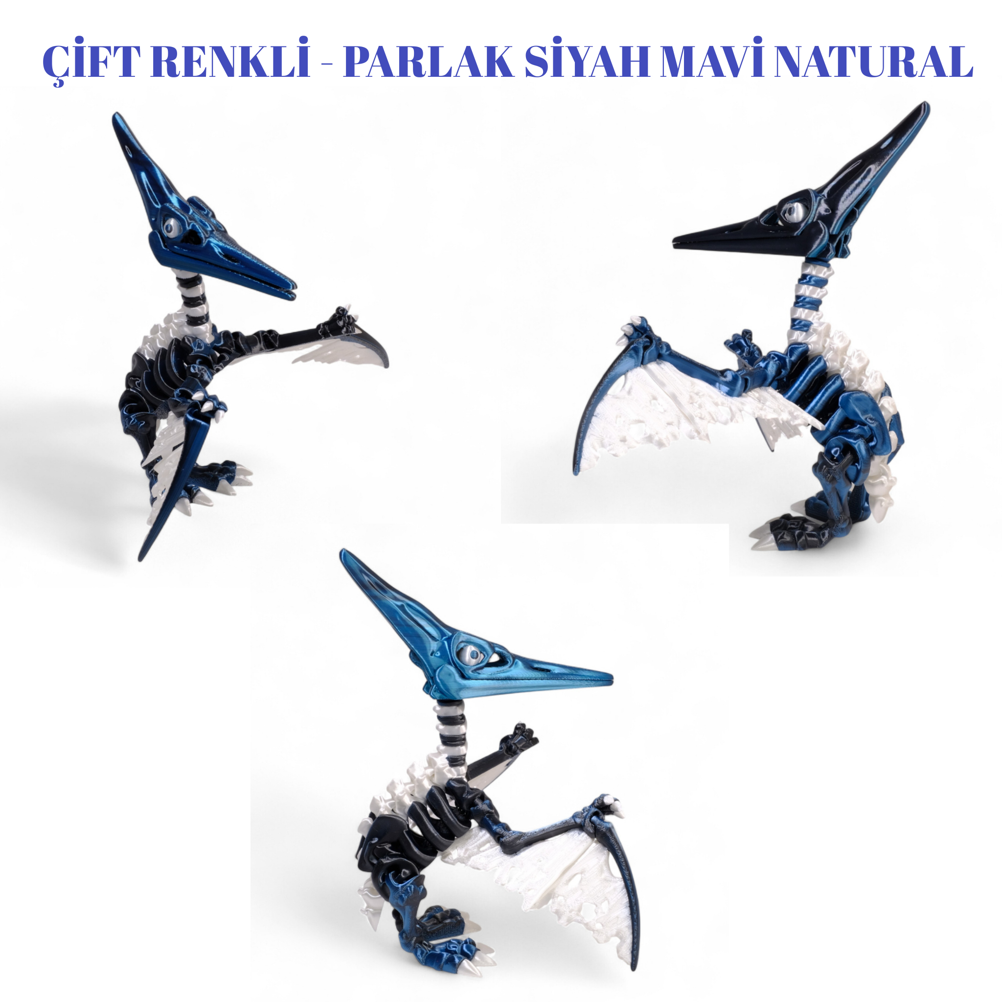 İskelet Pteranodon Figürü