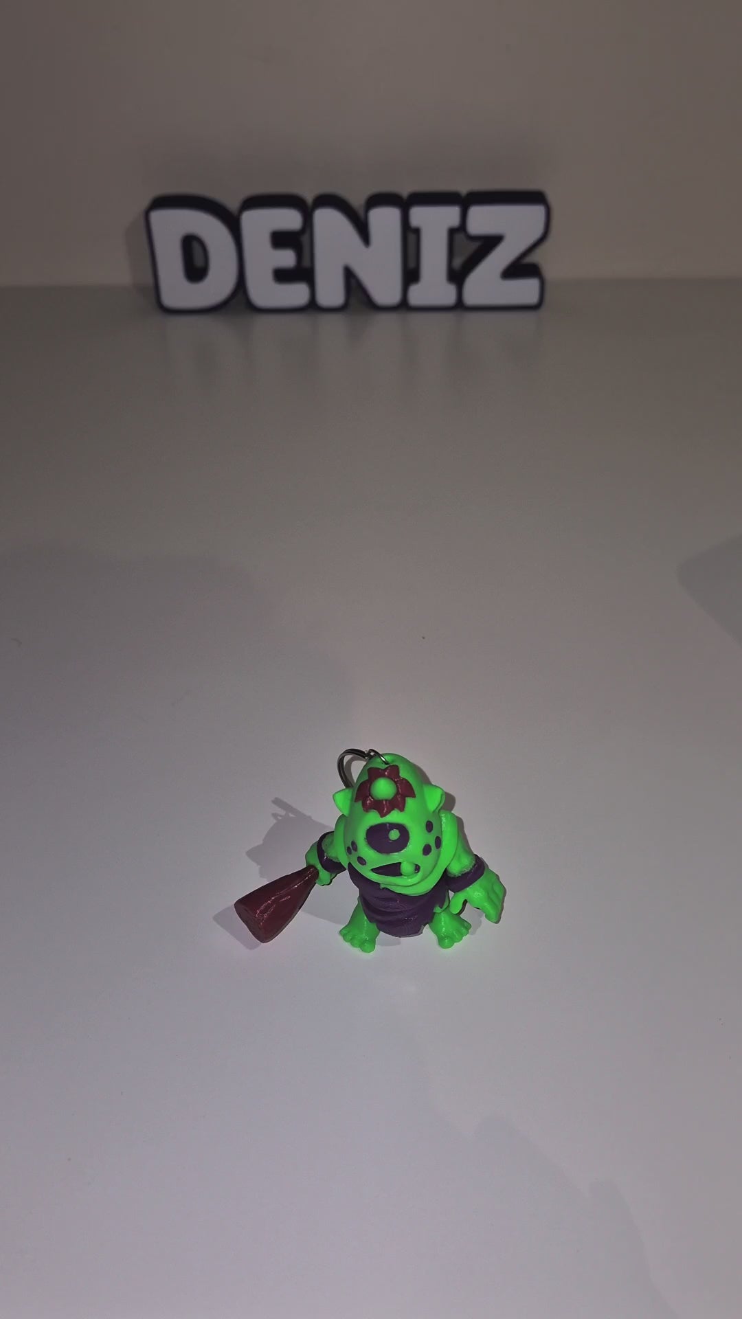 Cyclops Canavar Hareketli Anahtarlık